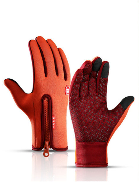 Gants de sports d'hiver avec polaire