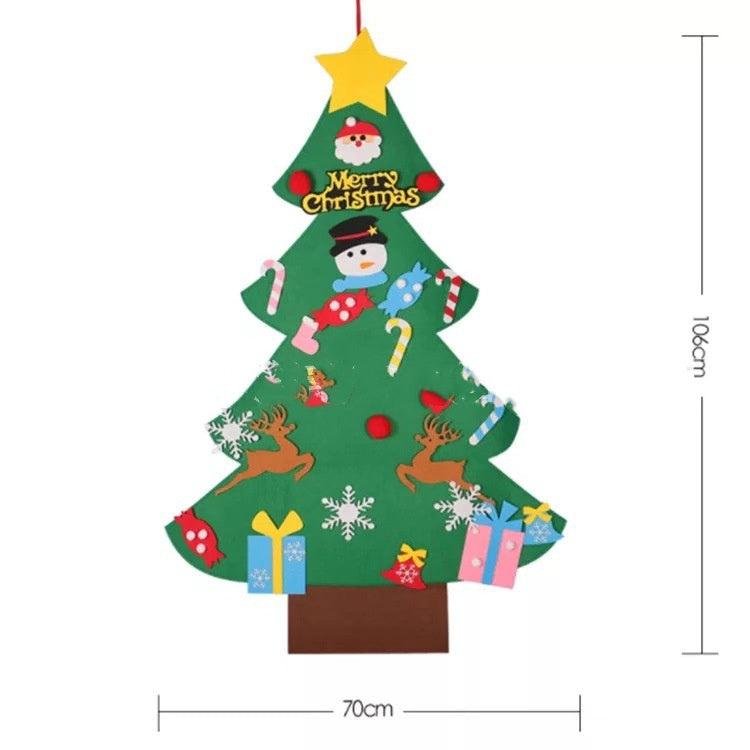 Pendentif sapin de Noël pour enfants