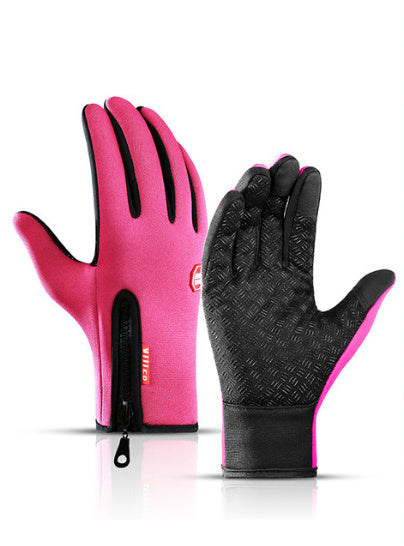 Gants de sports d'hiver avec polaire