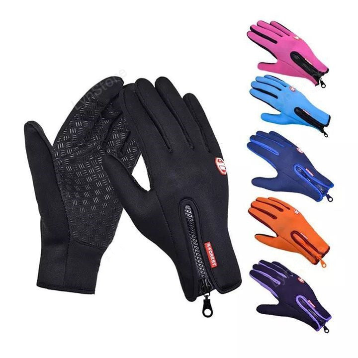 Gants de sports d'hiver avec polaire