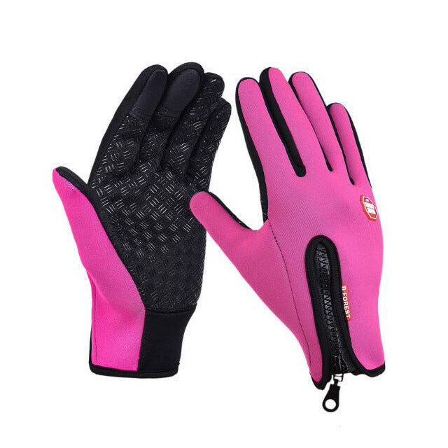 Gants de sports d'hiver avec polaire