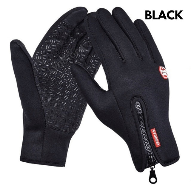 Gants de sports d'hiver avec polaire