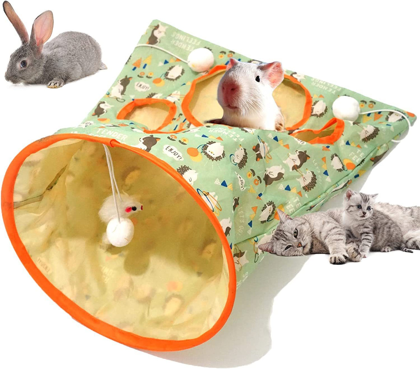 Sac à jouets pour animaux de compagnie en forme de diamant pour chat