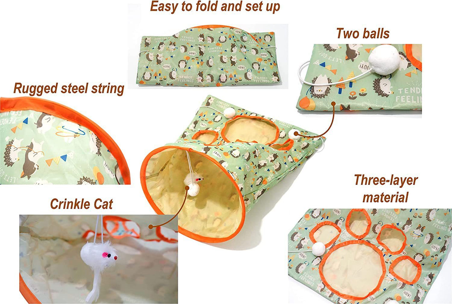 Sac à jouets pour animaux de compagnie en forme de diamant pour chat