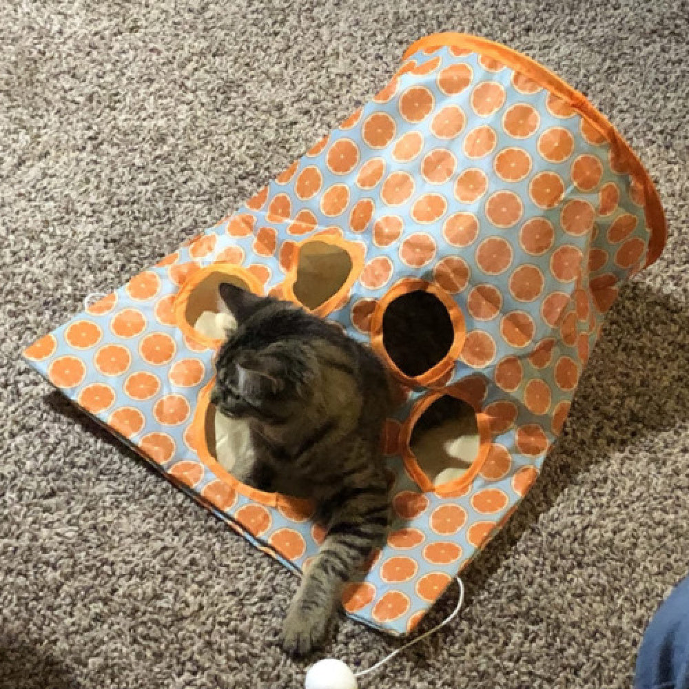 Sac à jouets pour animaux de compagnie en forme de diamant pour chat